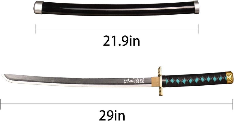 SV Anime Demon Slayer Sword Katana 31 Inch Decorative Collectible Gift Cosplay Sword，Various Styles Available - Image 2